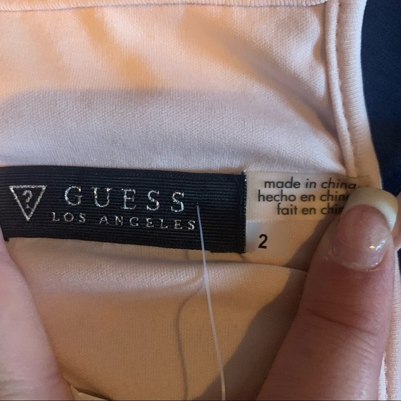 GUESS Lace Dress Blush Pink size 2 New With Tags - Picture 6 of 9